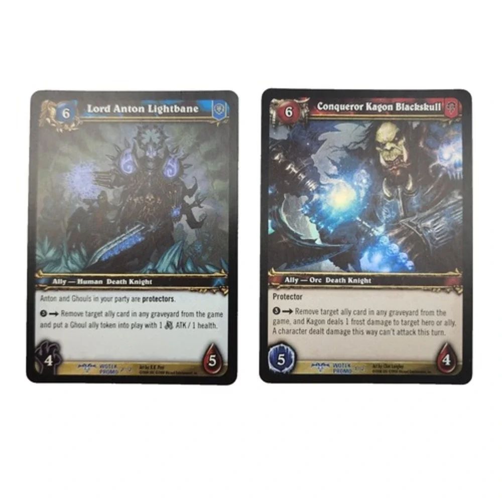 Wow‎ World Of Warcraft TCG Lord Anton Lightbane Conqueror Kagon WOTLK Promo